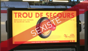 Publicité sexiste : trou de secours