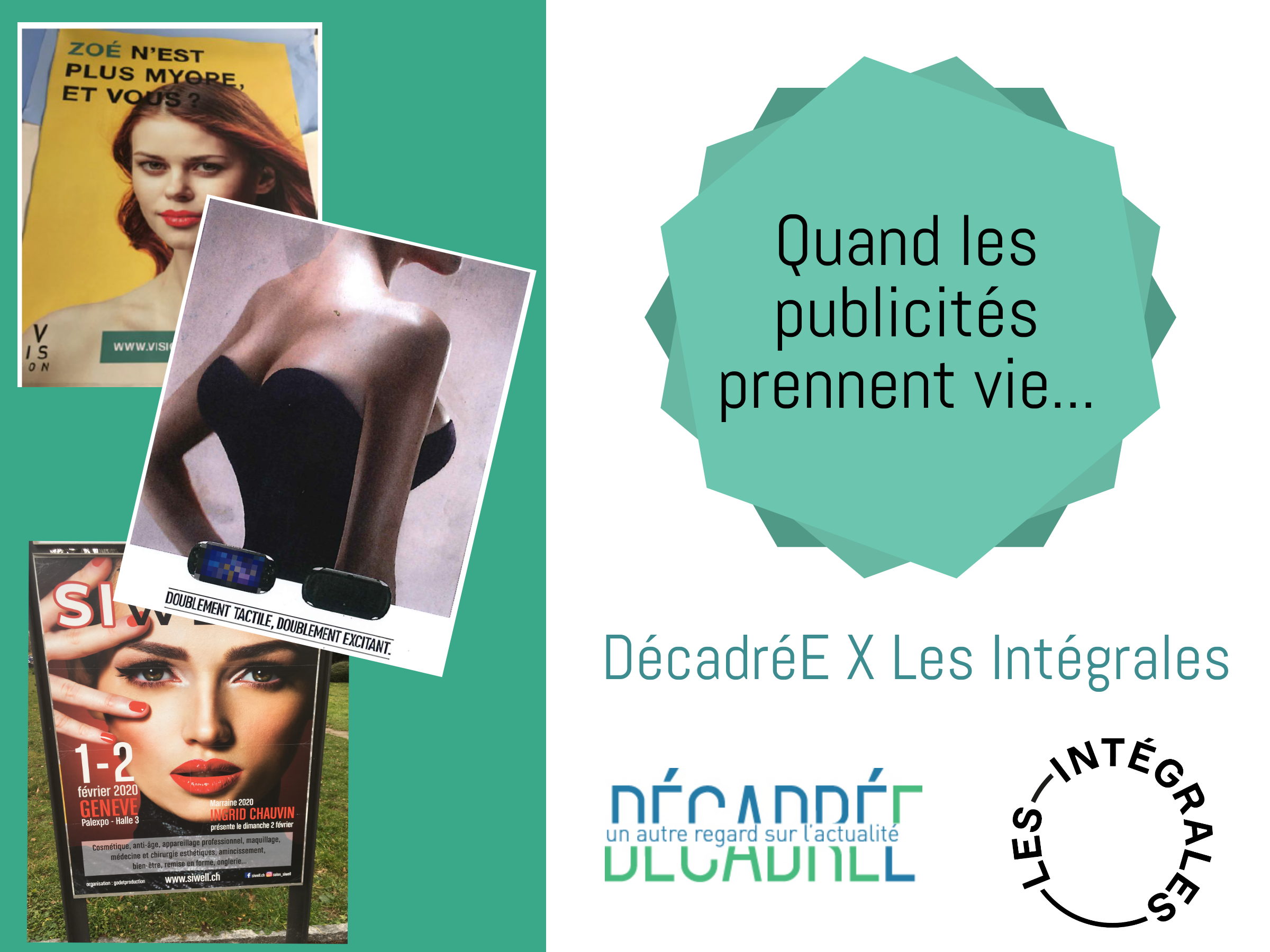 DécadréE x Les Intégrales – Atelier performatif sur le sexisme en pub