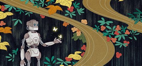 Détail de couverture de Un psaume pour les recyclés sauvages de Becky Chambers (premier livre de la série Histoires de mine et de robot)