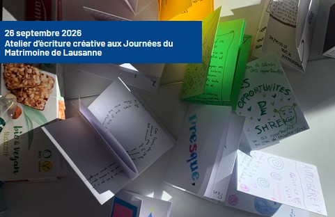 Atelier d'écriture créative